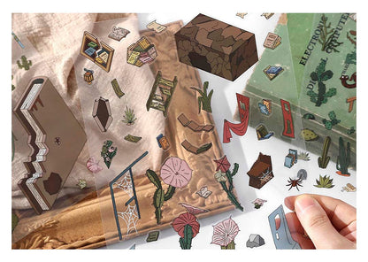 Stickers Escenario 3D Open Today V15 Rotten Desert