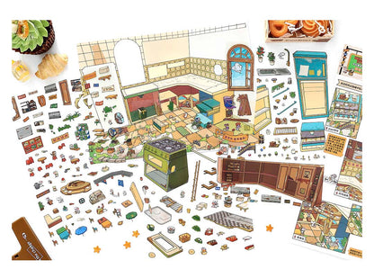 Stickers Escenario 3D Open Today V36 Mouse Food Street