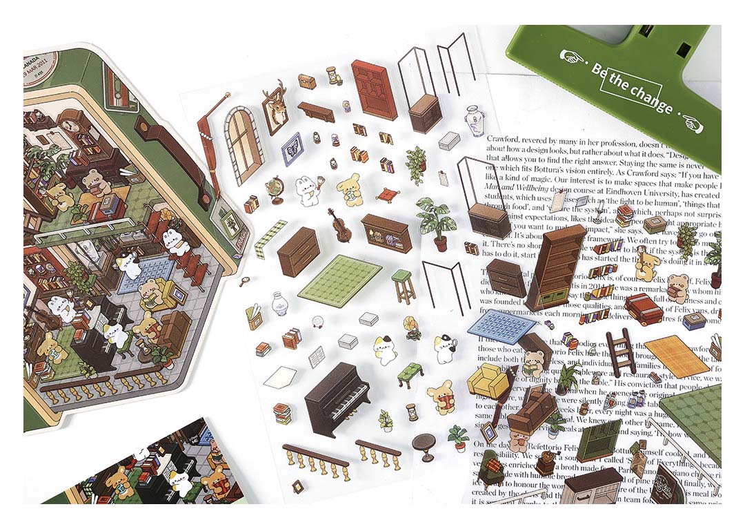 Stickers Escenario 3D Open Today V6 Personal Collection