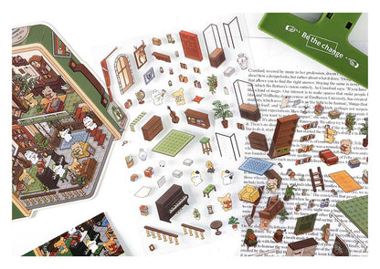 Stickers Escenario 3D Open Today V6 Personal Collection