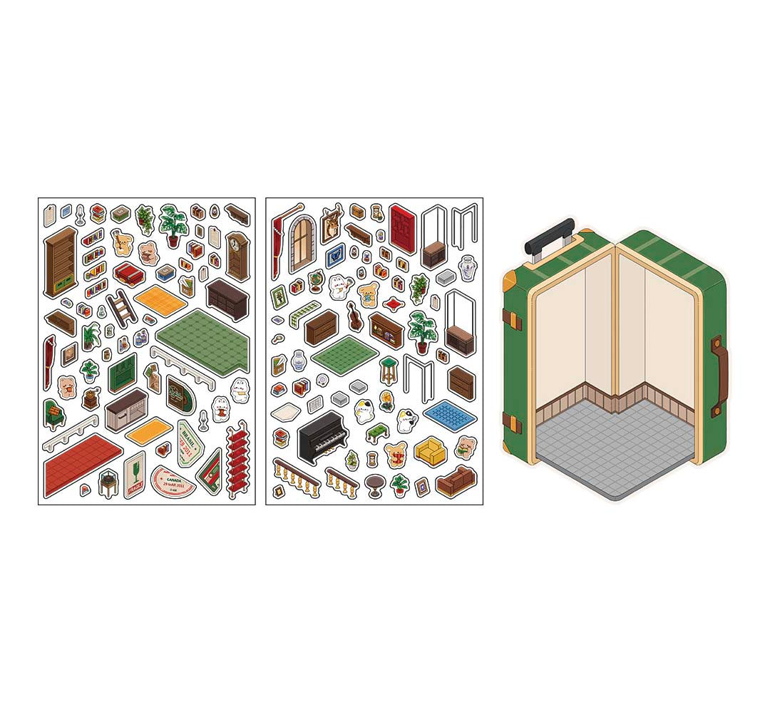 Stickers Escenario 3D Open Today V6 Personal Collection