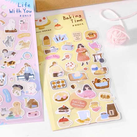 Stickers Ordinary Days Baking Time