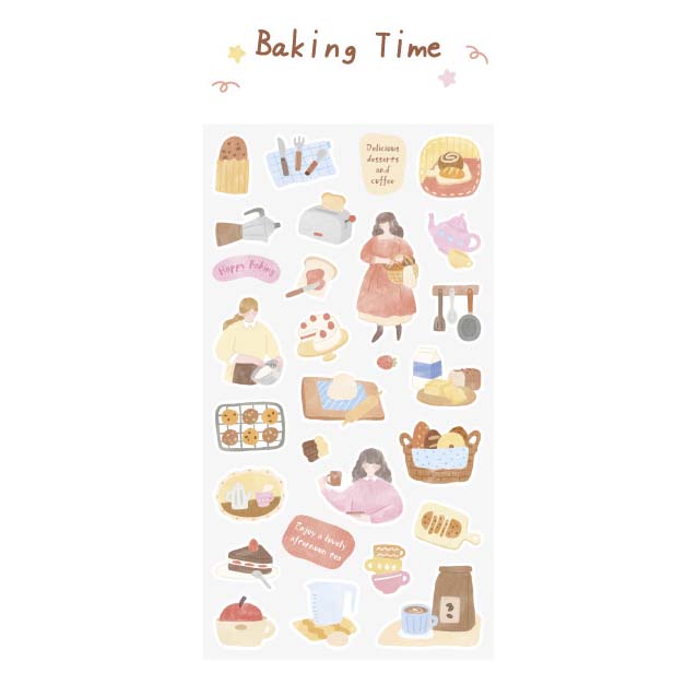 Stickers Ordinary Days Baking Time