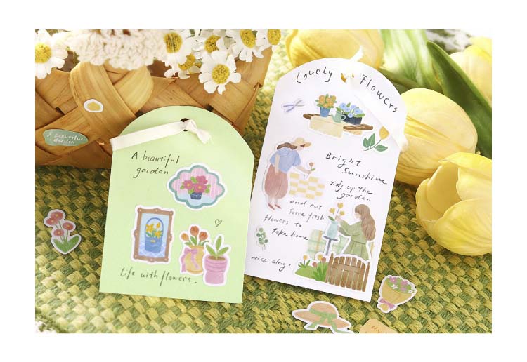 Stickers Ordinary Days Lovely Flowers