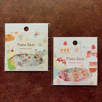 Stickers Flake Kuma Teatime