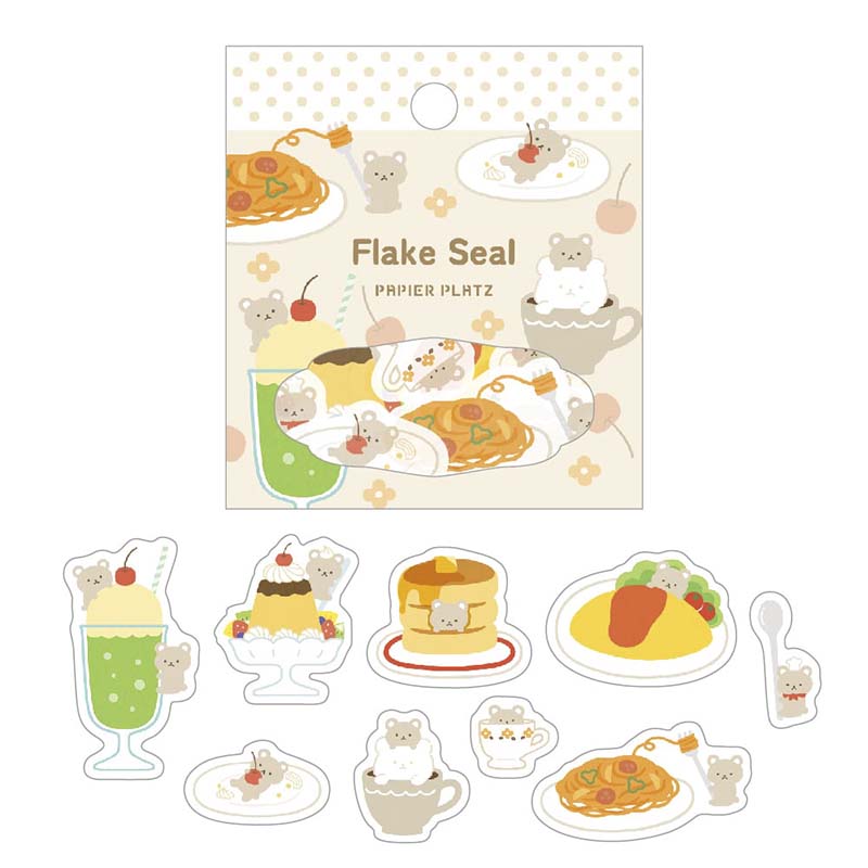 Stickers Flake Kuma Teatime