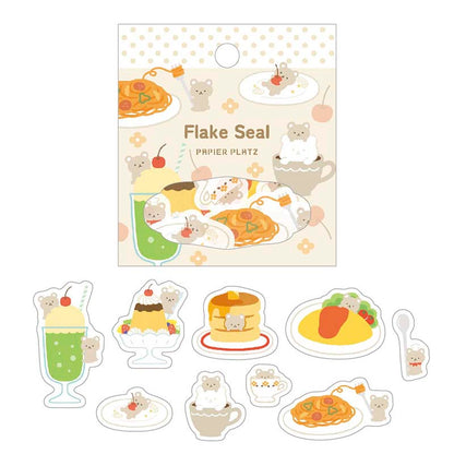 Stickers Flake Kuma Teatime