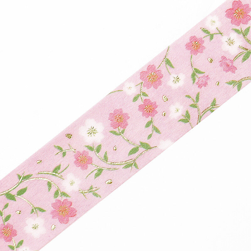 Washi Tape Foil Flower Sakura