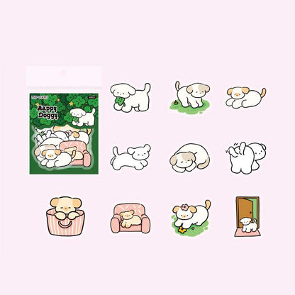 Stickers Pet Handbook Happy Dog