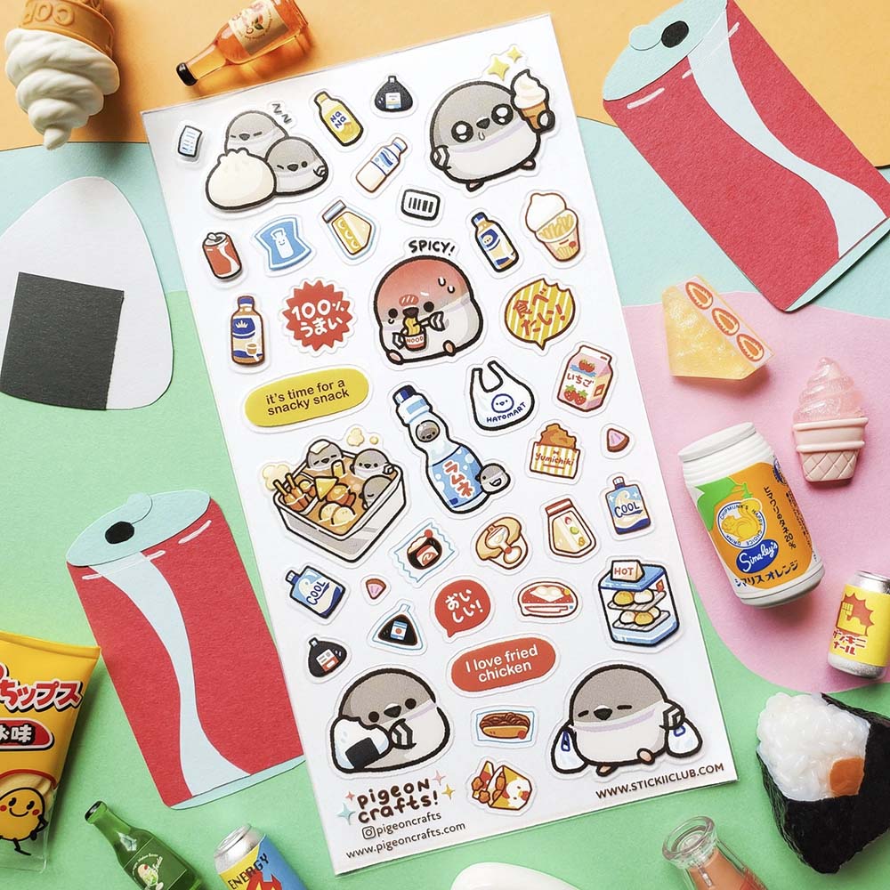 Stickers Snacky Snack Time