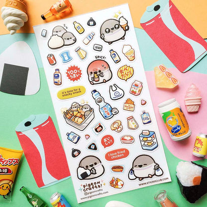 Stickers Snacky Snack Time