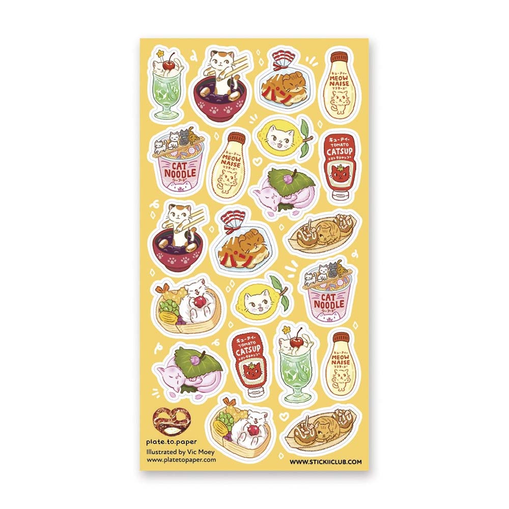 Stickers Meow Made Menu