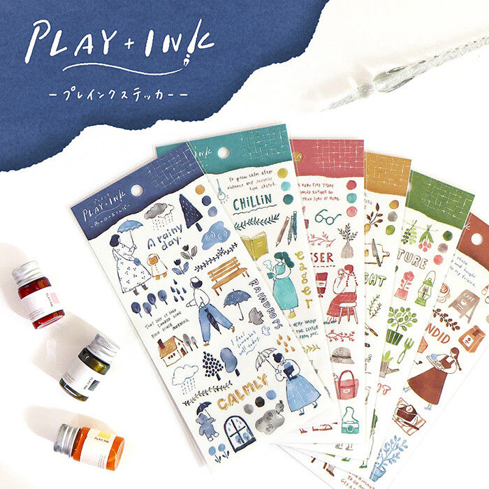 Stickers Play Ink Planting Plants