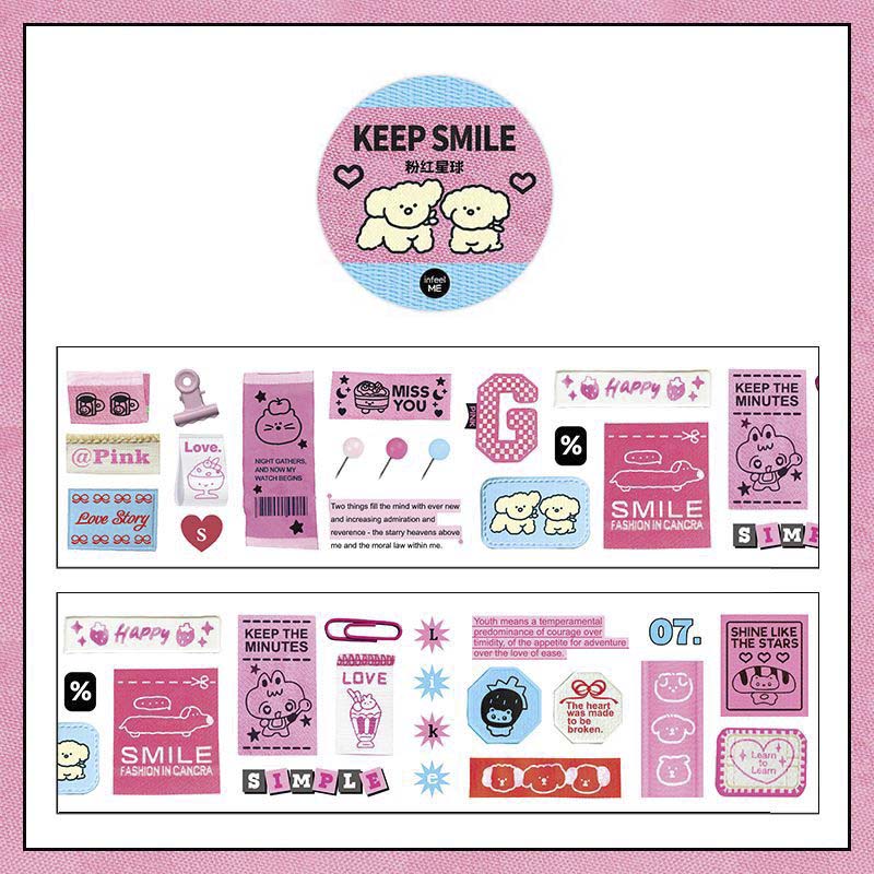 Stickers en Rollo Play With Me Keep Smile
