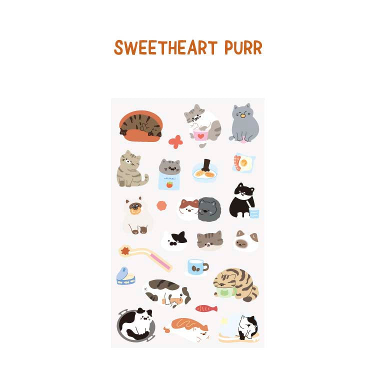 Stickers Poop Picker Sweetheart Purr