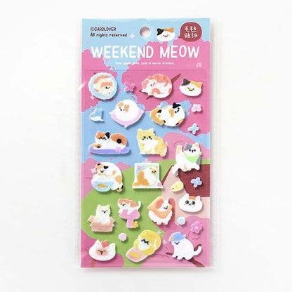 Stickers Poop Picker Weekend Meow
