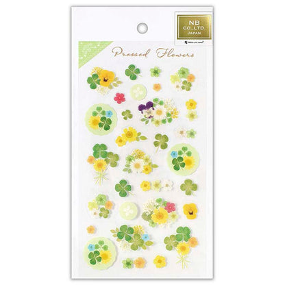 Stickers Pressed Flowers Clover