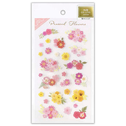 Stickers Pressed Flowers Pink