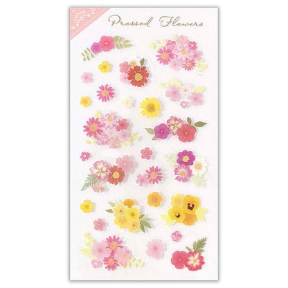 Stickers Pressed Flowers Pink