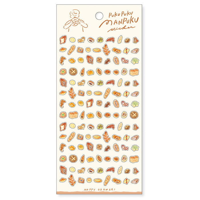 Stickers Pukupuku Manpuku Bread