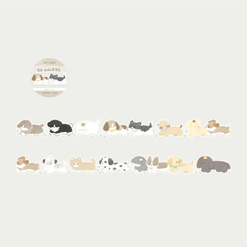 PET Tape Puppy Squad Go Wagging