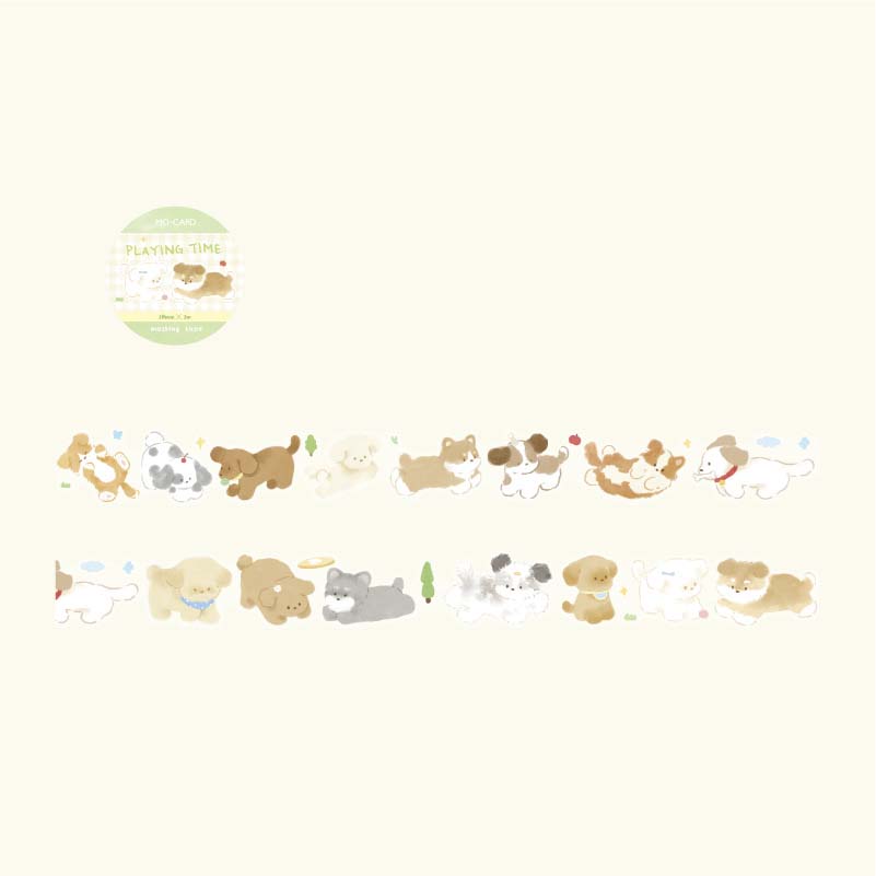 PET Tape Puppy Squad Playful Time