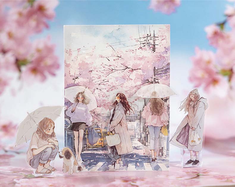 Stickers Rain Overtune Spring Rains And Flowers