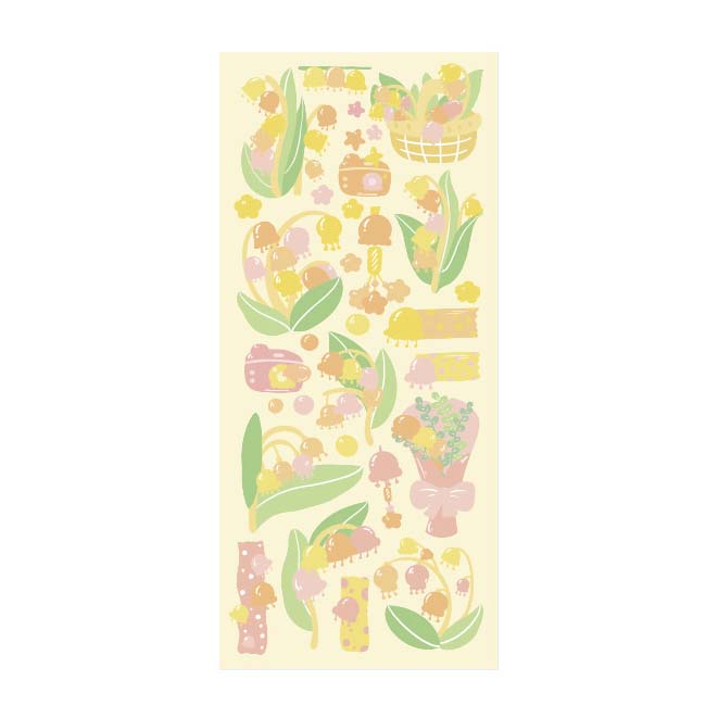 Stickers Rainy Florals Neighbor Orchid