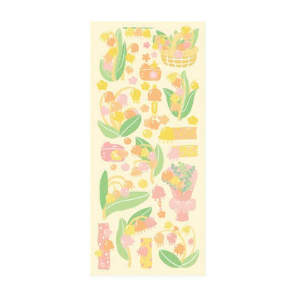 Stickers Rainy Florals Neighbor Orchid