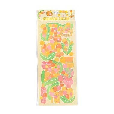 Stickers Rainy Florals Neighbor Orchid