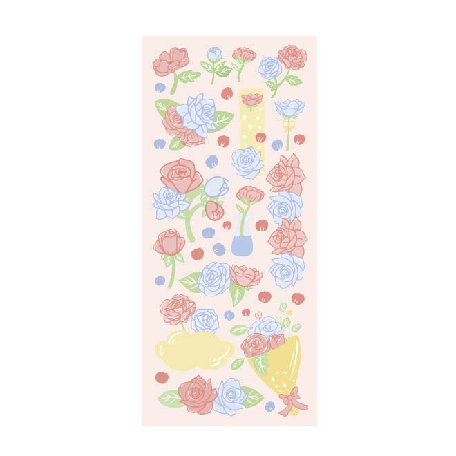 Stickers Rainy Florals Rose Flowers
