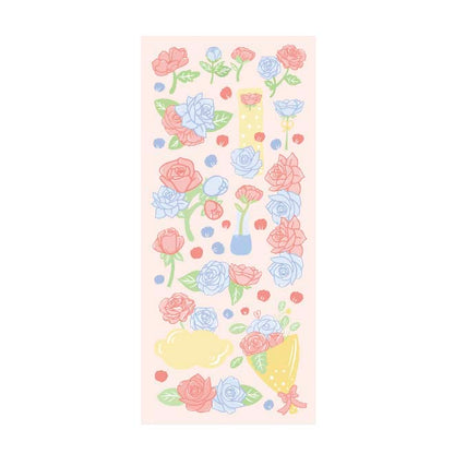 Stickers Rainy Florals Rose Flowers