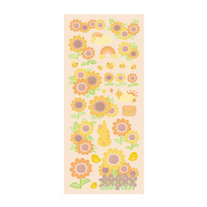 Stickers Rainy Florals Sunflower