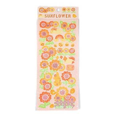 Stickers Rainy Florals Sunflower