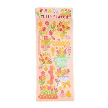 Stickers Rainy Florals Tulip Flower