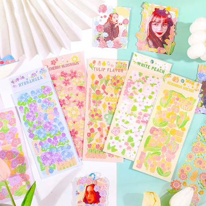 Stickers Rainy Florals Morning Glory