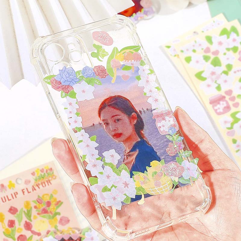 Stickers Rainy Florals Morning Glory