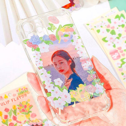 Stickers Rainy Florals Morning Glory