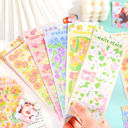 Stickers Rainy Florals Morning Glory