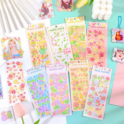Stickers Rainy Florals Morning Glory