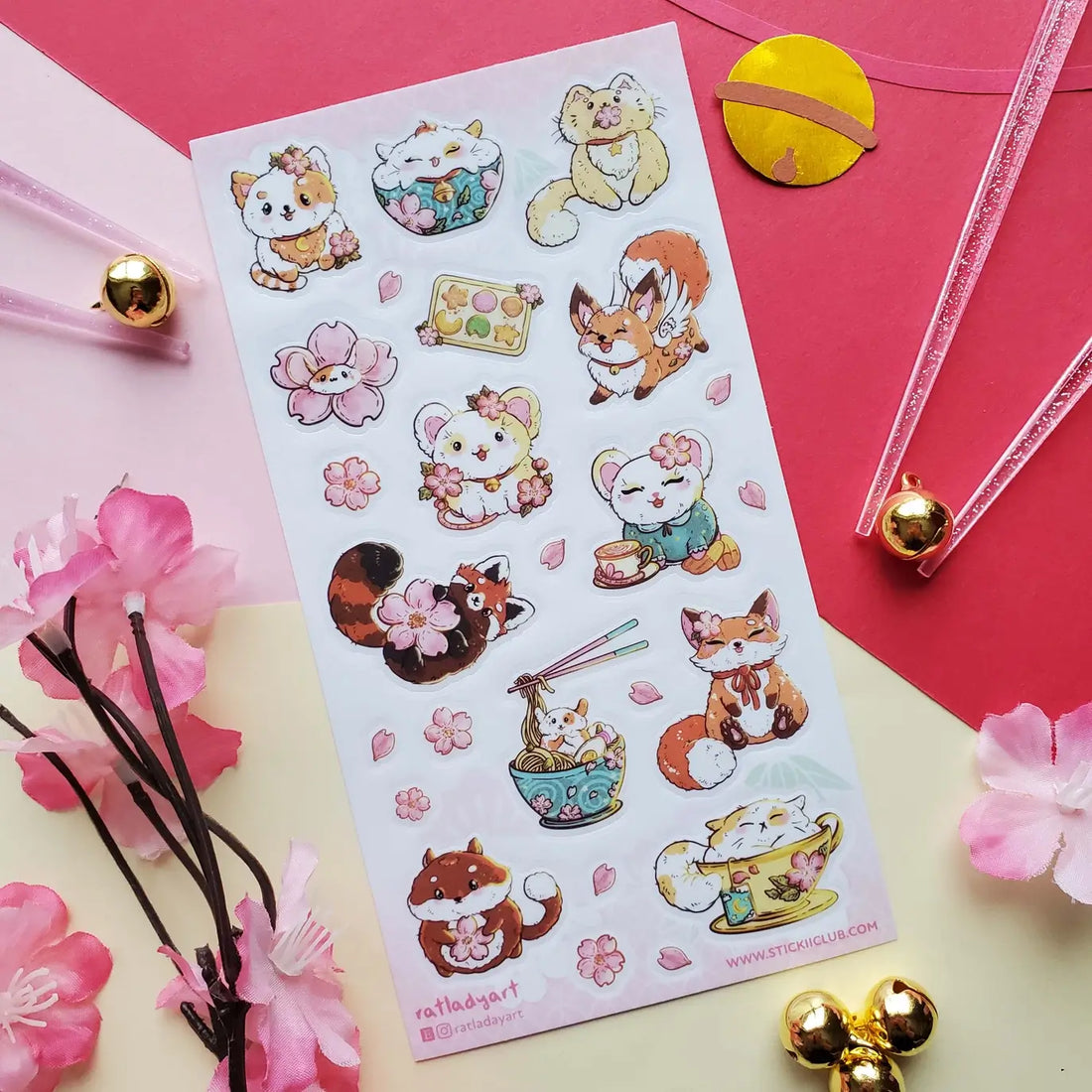 Stickers Cherry Blossom Cuties