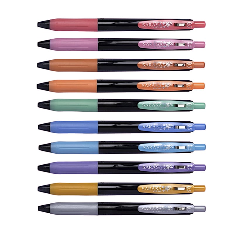 Bolígrafos Metalizados Sarasa Deco Shine 0.5