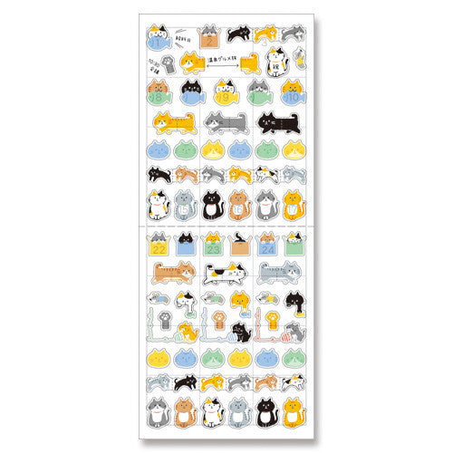 Stickers Schedule Seal Tiny Kitten