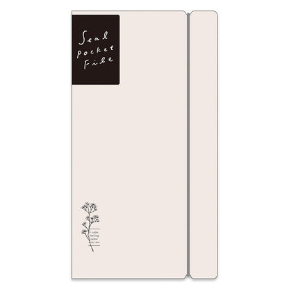 Álbum Para Guardar Pegatinas Seal Pocket File Beige