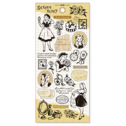 Stickers Serene Story Zinnia&