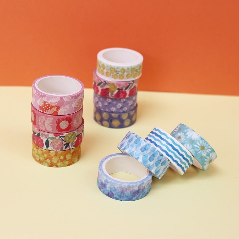 Set de 4 Washi Tapes Florales