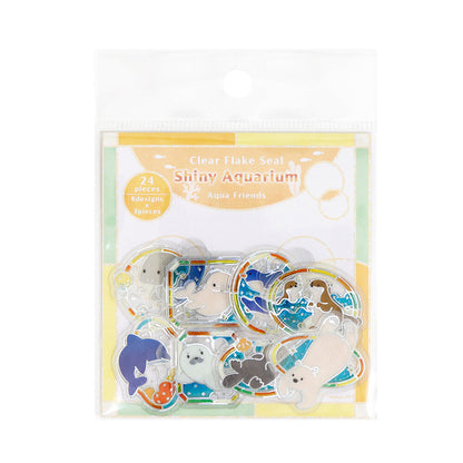 Stickers Shiny Aquarium Aqua Friends