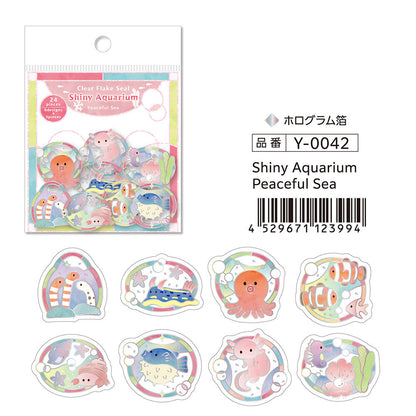 Stickers Shiny Aquarium Peaceful Sea