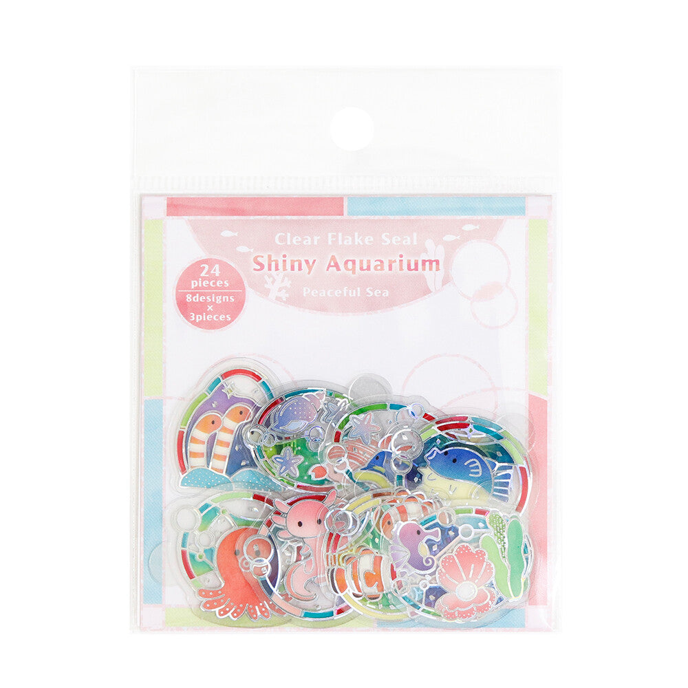Stickers Shiny Aquarium Peaceful Sea
