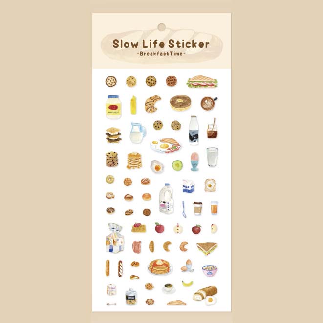 Stickers Slow Life Breakfast Time